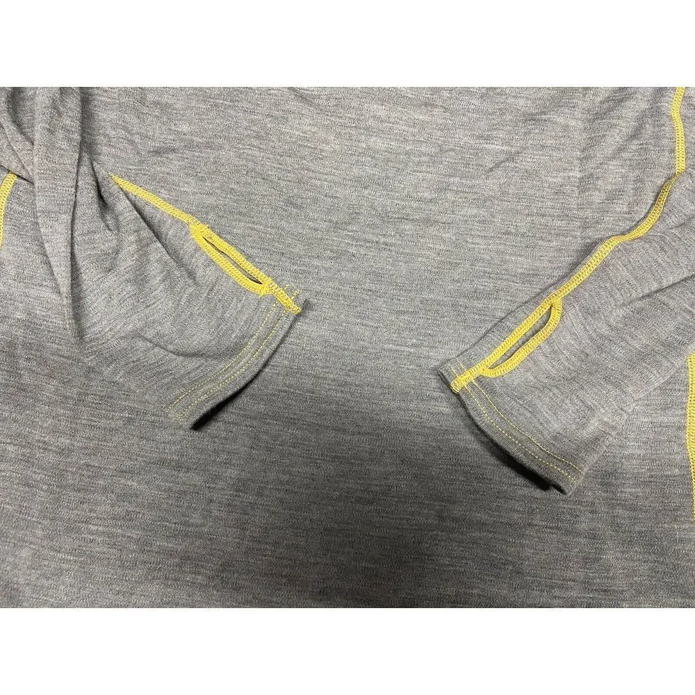 LL Bean Baselayer XXL 100% Merino Wool Cresta Midweight 250 Quarter Zip‎ Top
